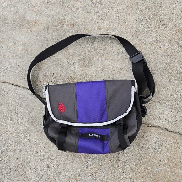 Vtg TIMBUK2 Embroidered Swirl Logo Colorblock Outdoors Gorp Medium Shoulder Bag - Picture 1 of 7